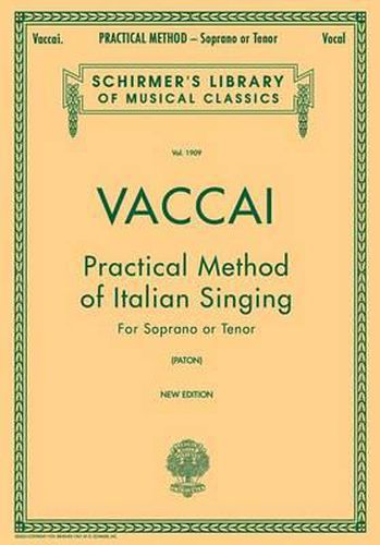 Cover image for Practical Method of Italian Singing