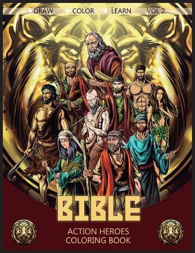 Cover image for Bible Action Heroes Vol. 2: Coloring Book