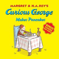 Cover image for Curious George Makes Pancakes (with Bonus Stickers and Audio)