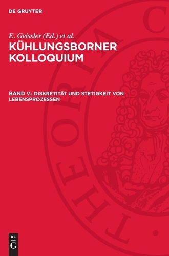Cover image for Diskretitaet und Stetigkeit von Lebensprozessen