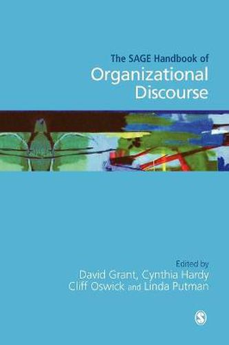 The Sage Handbook of Organizational Discourse