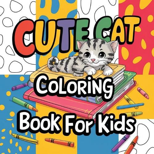 Cover image for Cute Cat Coloring Book for Kids