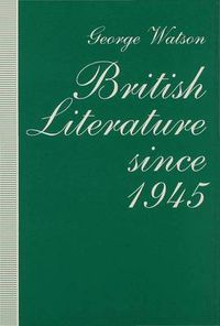 Cover image for British Literature since 1945