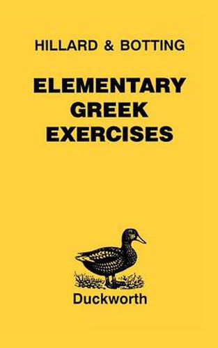 Cover image for Elementary Greek Exercises