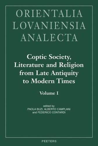 Cover image for Coptic Society, Literature and Religion from Late Antiquity to Modern Times