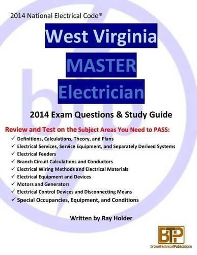 Cover image for West Virginia 2014 Master Electrician Study Guide