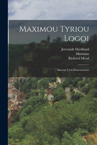 Cover image for Maximou Tyriou Logoi