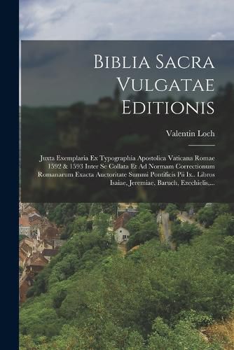Cover image for Biblia Sacra Vulgatae Editionis