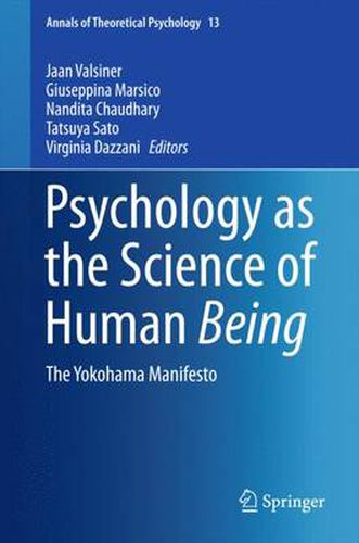 Cover image for Psychology as the Science of Human Being: The Yokohama Manifesto