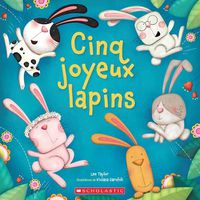 Cover image for Cinq Joyeux Lapins