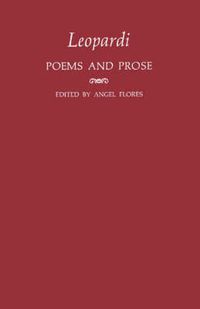 Cover image for Leopardi: Poems and Prose