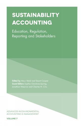 Cover image for Sustainability Accounting: Education, Regulation, Reporting and Stakeholders