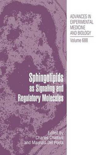 Cover image for Sphingolipids as Signaling and Regulatory Molecules