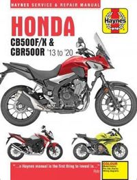 Cover image for Honda CB500F/X & CBR500R update (13 -20): 2013 to 2020