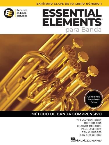 Cover image for Essential Elements Para Banda - Baritono de Fa Libro Numero 1 - Recursos En Linea Incluido