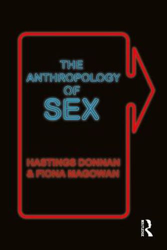 Cover image for The Anthropology of Sex