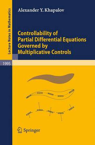 Cover image for Controllability of Partial Differential Equations Governed by Multiplicative Controls