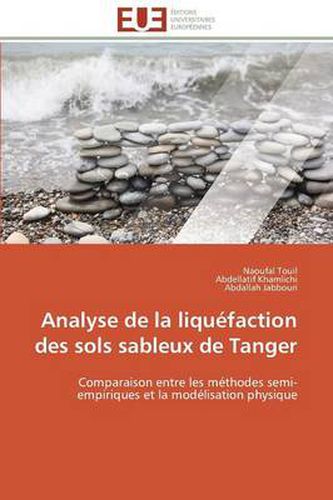 Cover image for Analyse de la Liqu faction Des Sols Sableux de Tanger