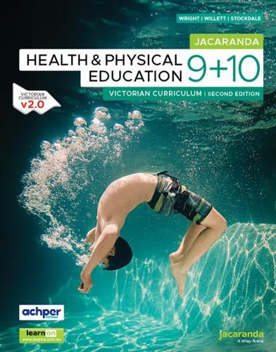 Cover image for Jacaranda Health & Physical Education 9&10 Victorian Curriculum, 2e learnON and Print
