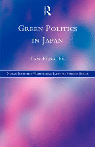 Cover image for Green Politics in Japan