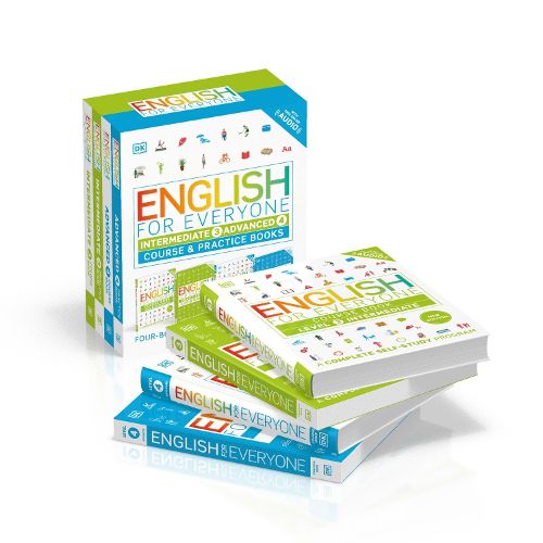 Cover image for English for Everyone Intermediate and Advanced Box Set