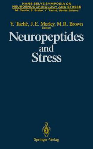 Neuropeptides and Stress: Proceedings of the First Hans Selye Symposium, Held in Montreal in October 1986