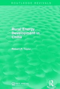 Cover image for Rural Energy Development in China