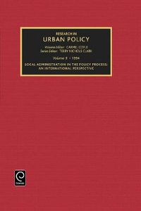 Cover image for Research in Urban Policy: An International Perspective : European Consortium for Political Research Workshop on Local and Regional Bureaucracies in Western Europe : Selected Papers