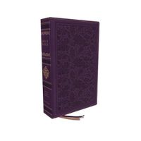 Cover image for KJV, Personal Size Reference Bible, Sovereign Collection, Leathersoft, Purple, Red Letter, Thumb Indexed, Comfort Print: Holy Bible, King James Version