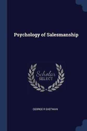 Cover image for Psychology of Salesmanship
