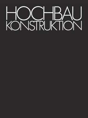 Cover image for Hochbaukonstruktion