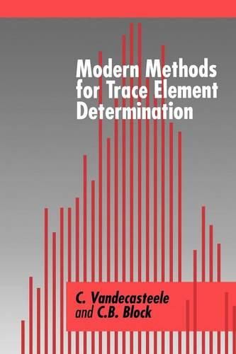 Cover image for Modern Methods for Trace Element Determinations