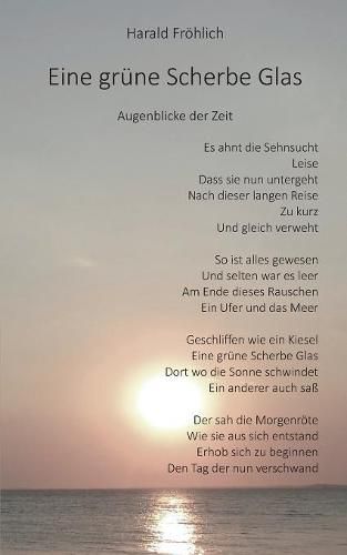 Cover image for Eine grune Scherbe Glas
