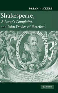 Cover image for Shakespeare, 'A Lover's Complaint', and John Davies of Hereford