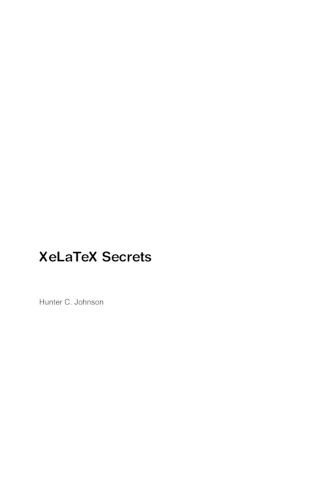 Cover image for XeLaTeX Secrets