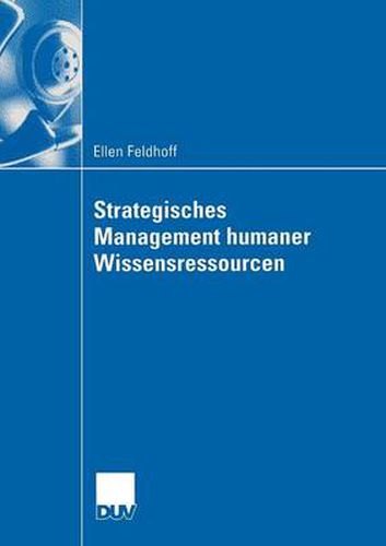 Cover image for Strategisches Management Humaner Wissensressourcen