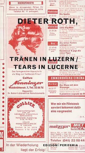 Cover image for Dieter Roth: Tears in Lucerne