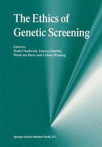 Cover image for The Ethics of Genetic Screening