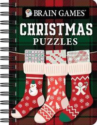 Cover image for Brain Games - To Go - Christmas Puzzles (Stocking Cover)