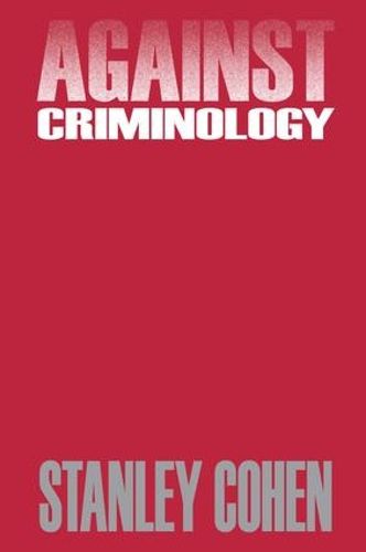 Cover image for Against Criminology