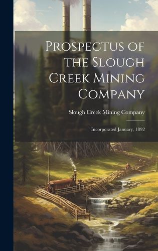 Cover image for Prospectus of the Slough Creek Mining Company