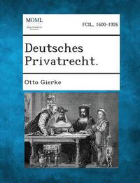 Cover image for Deutsches Privatrecht.