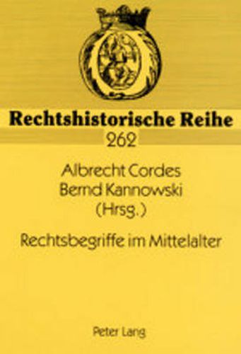 Cover image for Rechtsbegriffe im Mittelalter