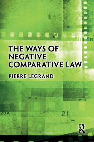 Cover image for The Ways of Negative Comparative Law