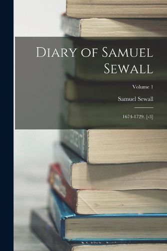 Cover image for Diary of Samuel Sewall