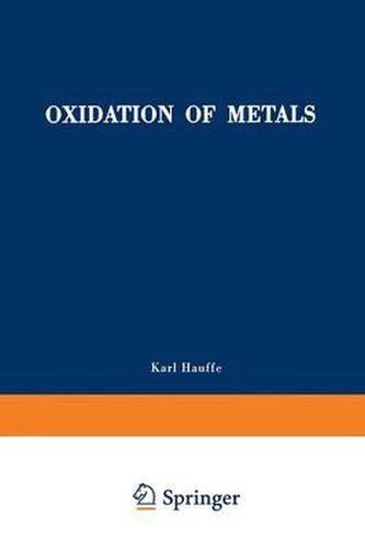 Cover image for Oxidation of Metals