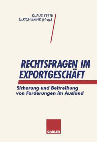 Cover image for Rechtsfragen Im Exportgeschaft