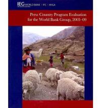 Cover image for Peru: Country Program Evaluation for the World Bank Group, 2003-2009