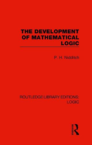 Cover image for The Development of Mathematical Logic