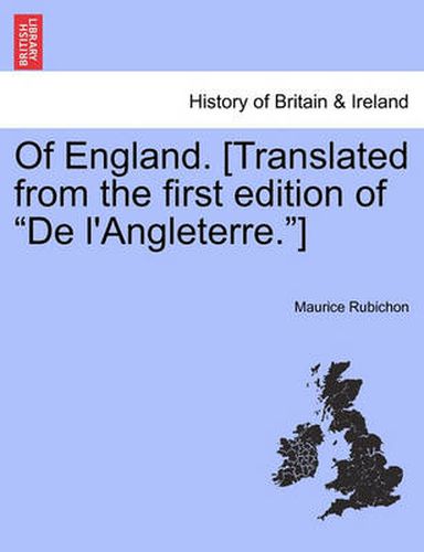 Cover image for Of England. [Translated from the First Edition of  De L'Angleterre. ]